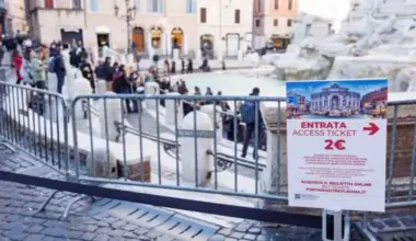 Romas ikoniskajai Trevi strūklakai tagad jāmaksā par tuvplānu apskati