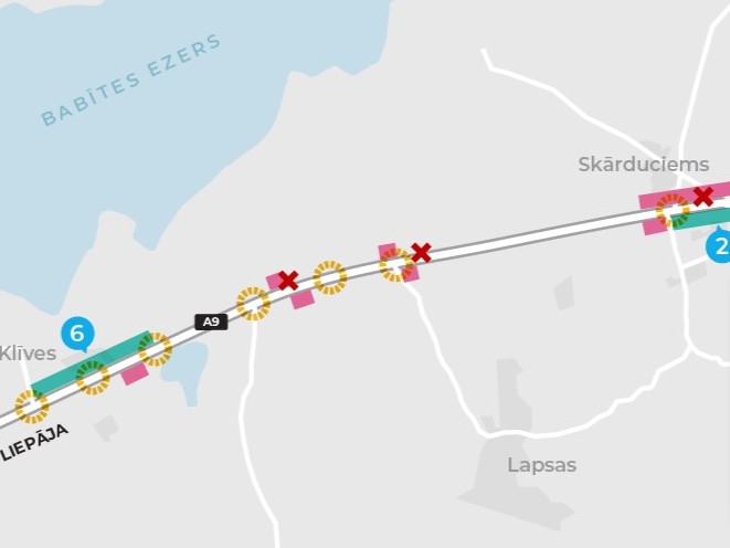 Šogad plānots pilnveidot Liepājas šosejas sākumposmu