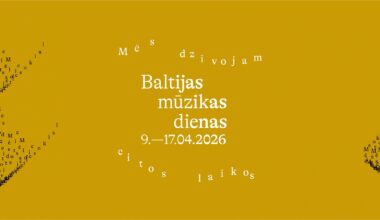 Aprīlī Rīgā un Liepājā notiks starptautiskais laikmetīgās mūzikas festivāls Baltijas Mūzikas dienas. Mēs dzīvojam citos laikos / Diena