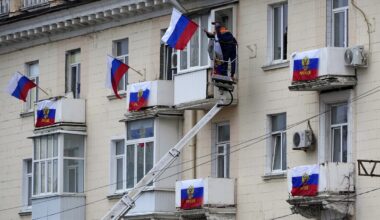 Daudzdzīvokļu ēka Luhanskā