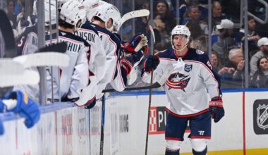 Abi latviešu vārtsargi mačus vēro kā skatītāji, “Blue Jackets” sasniedz sezonas rekordu