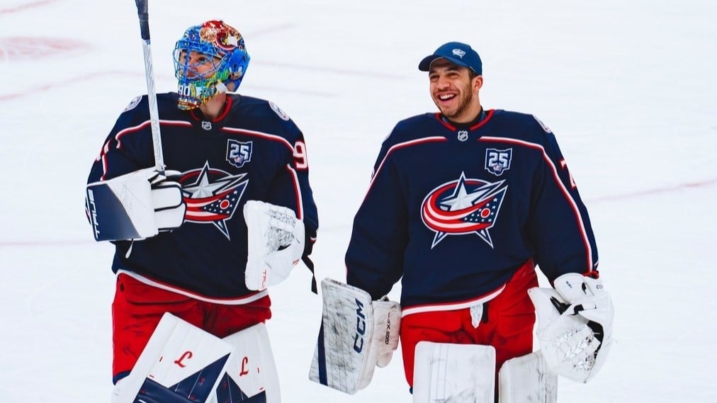 Pēdējās divas spēles pirms OS – "Blue Jackets" paziņo vārtsargu mačam pret "Devils"
