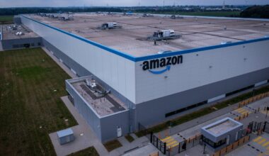 Kompānijas "Amazon" loģistikas centrs