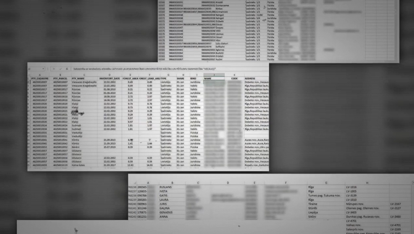 Mežu īpašnieku kontakti nopērkami par simtiem eiro; aizdomas par datu noplūdi no valsts sistēmām / Raksts