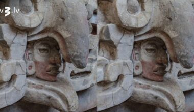 Meksikā atklāta pārsteidzoša 1400 gadus veca kapene ar milzu pūces skulptūru