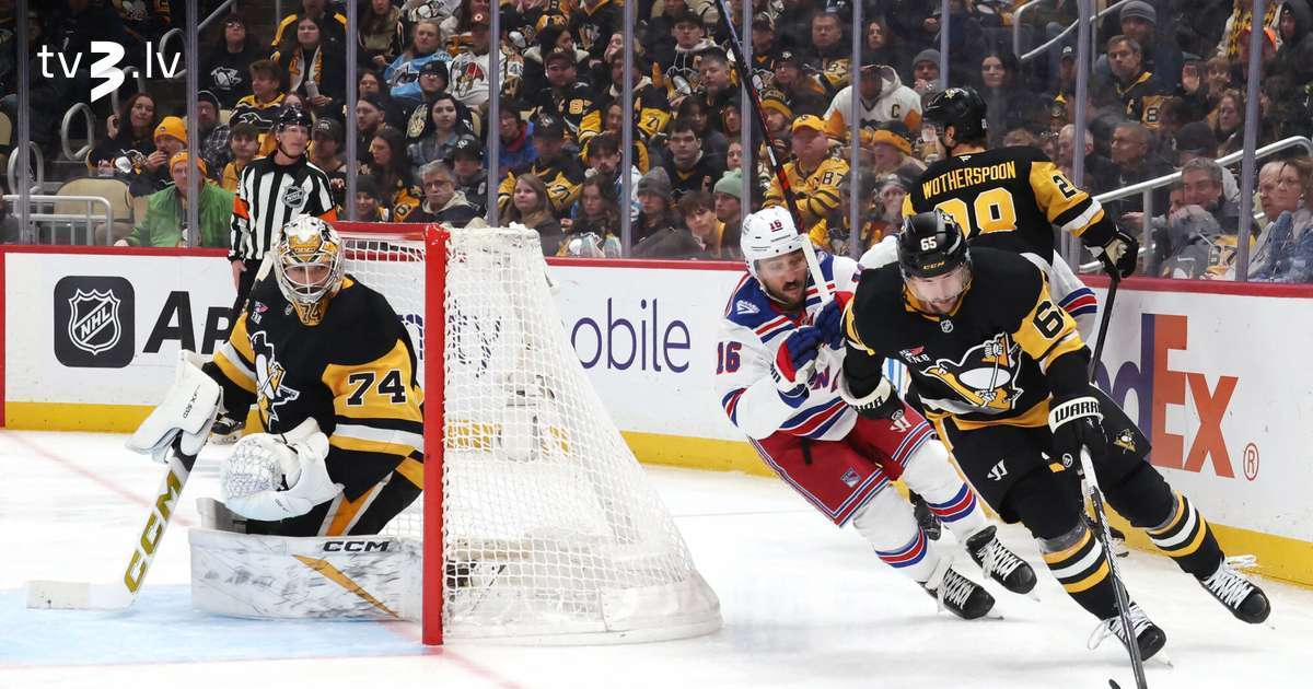 “Penguins” ar Skineru un “Blue Jackets” ar Grīvzu vārtos izcīna uzvaras NHL spēlēs - tv3.lv