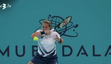 Ostapenko/Krejčikova pārvar Abū Dabī “WTA 500” turnīra pirmo kārtu