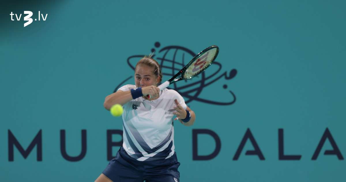 Ostapenko/Krejčikova pārvar Abū Dabī “WTA 500” turnīra pirmo kārtu