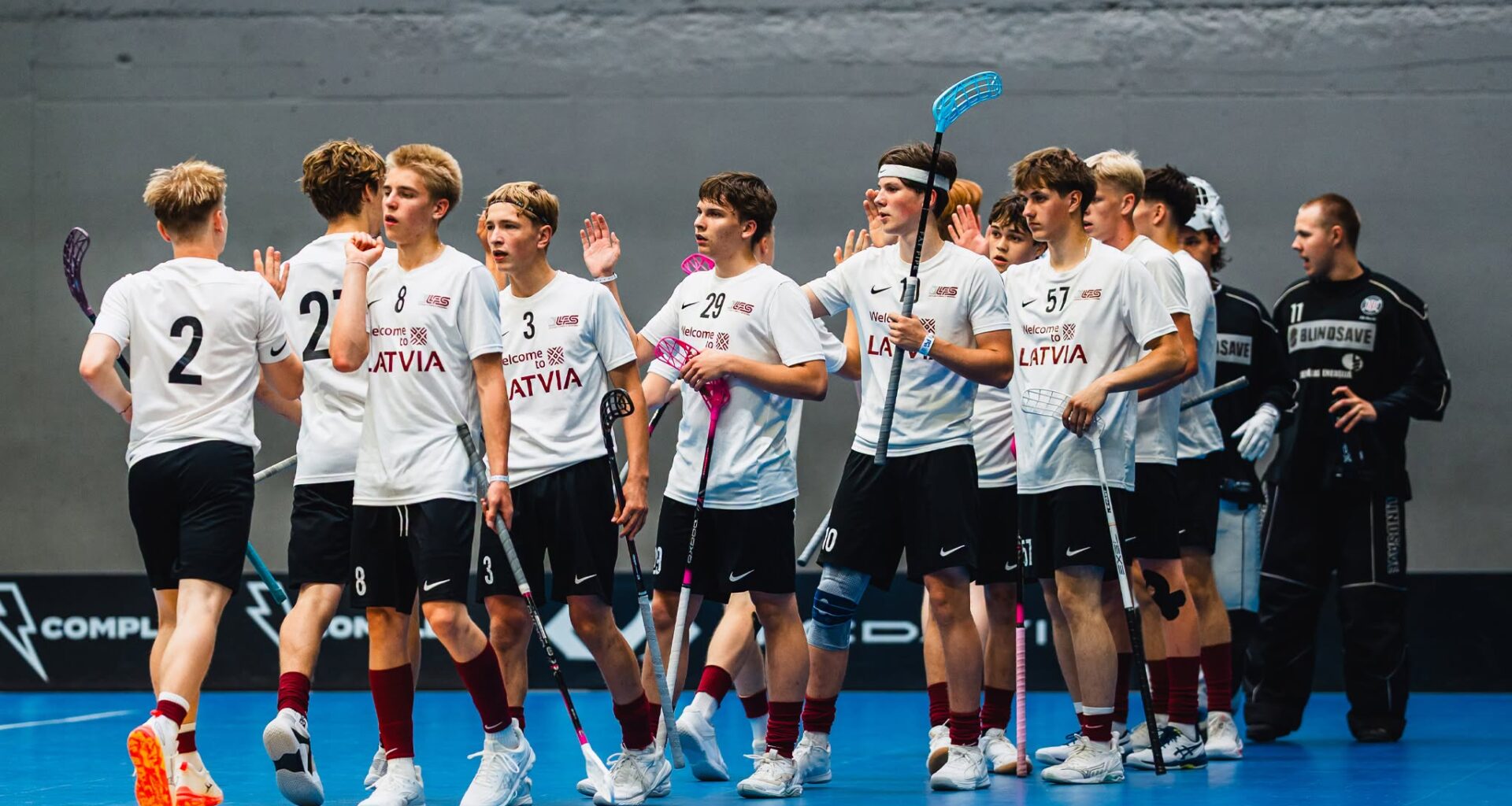 Latvijas Florbola savienība » LV » 2026/2027 » Jaunumi » Latvijas junioru komandas Prāgā astotdaļfinālā spēkosies savā starpā