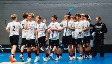 Latvijas Florbola savienība » LV » 2026/2027 » Jaunumi » Latvijas junioru komandas Prāgā astotdaļfinālā spēkosies savā starpā