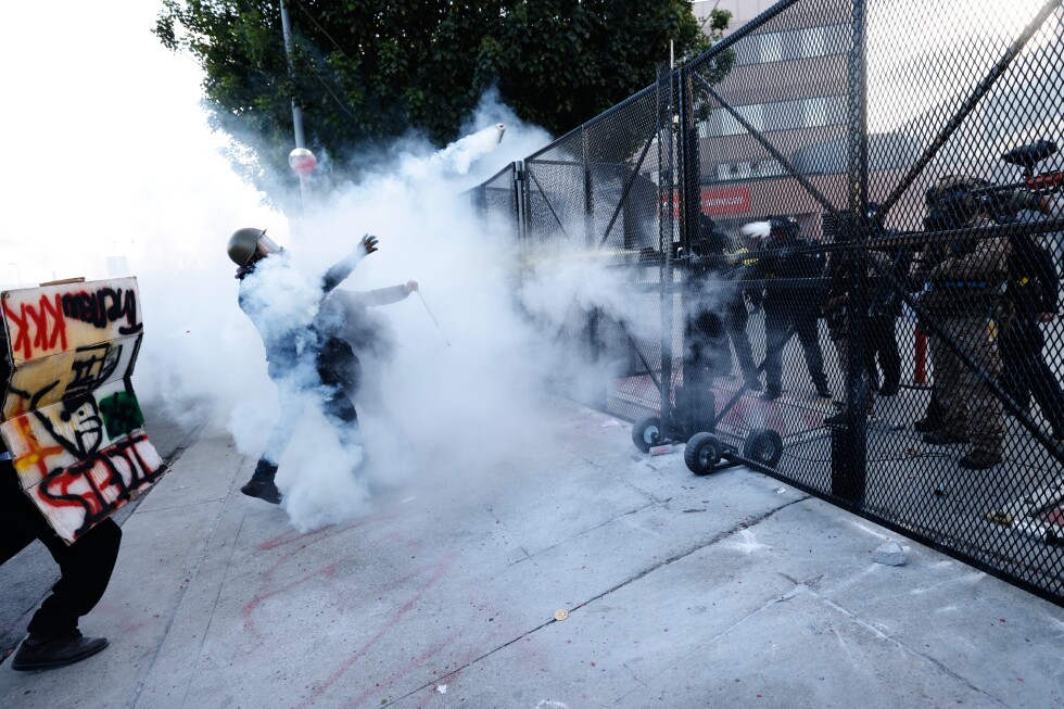 Dozens arrested after 'No Kings' rally in Los Angeles