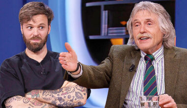 Tim Hofman en Johan Derksen