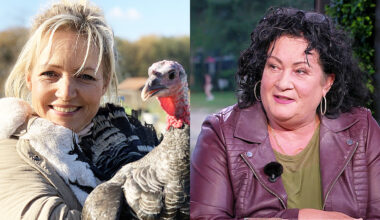 Yvon Jaspers en Caroline van der Plas