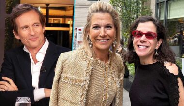 Michiel Vos en koningin Máxima