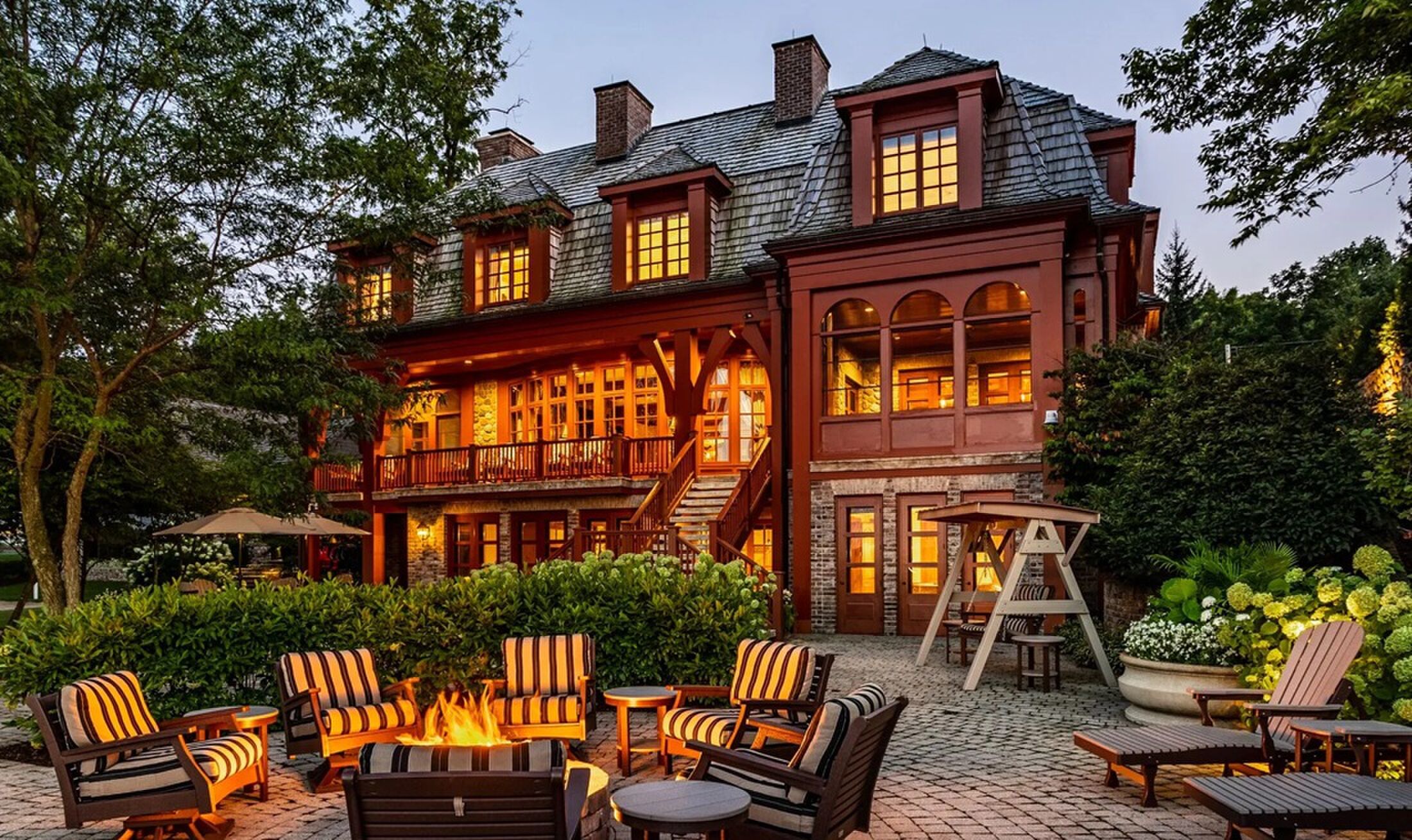 Het voormalige landgoed van miljardair Jim Irsay.