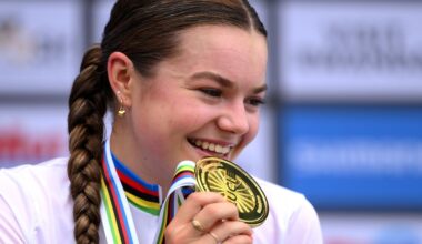 Arens (18) wint als derde Nederlandse wereldtitel tijdrijden bij de junioren