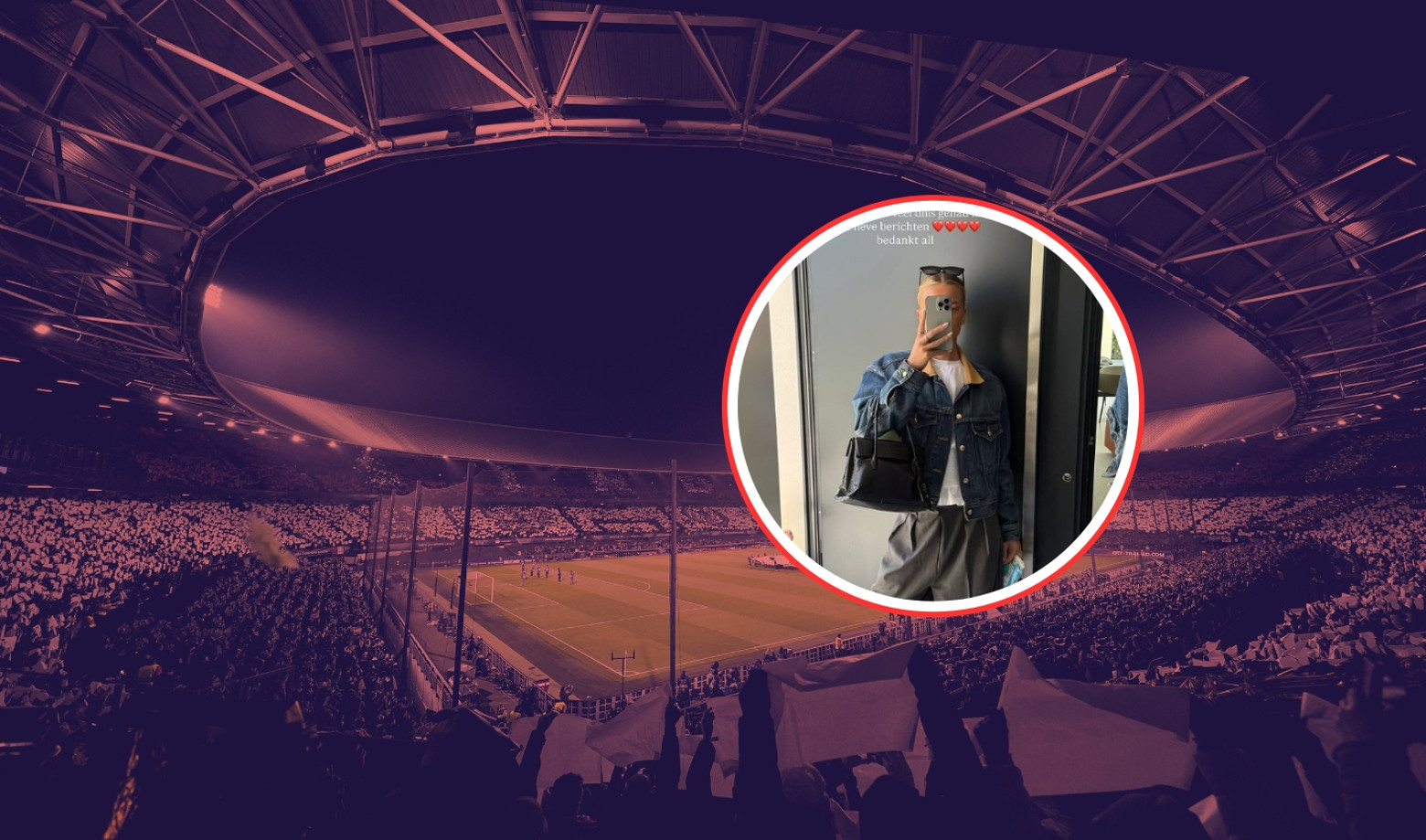 Beau de Boer in de Kuip