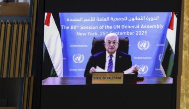 Palestijnse president Abbas spreekt VN noodgedwongen toe via videoverbinding