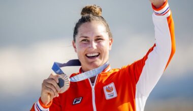 Kitefoilster Lammerts, winnares van olympisch brons, zwaait af als topsportster