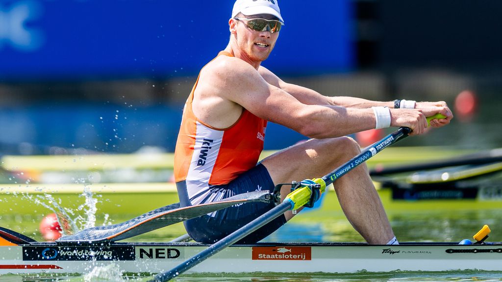 Skiffeur Van Dorp met tweede tijd naar finale WK roeien in Shanghai