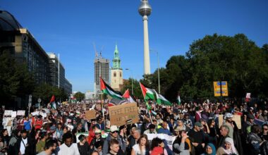 Tienduizenden demonstreren in Berlijn tegen Israëlisch geweld in Gaza