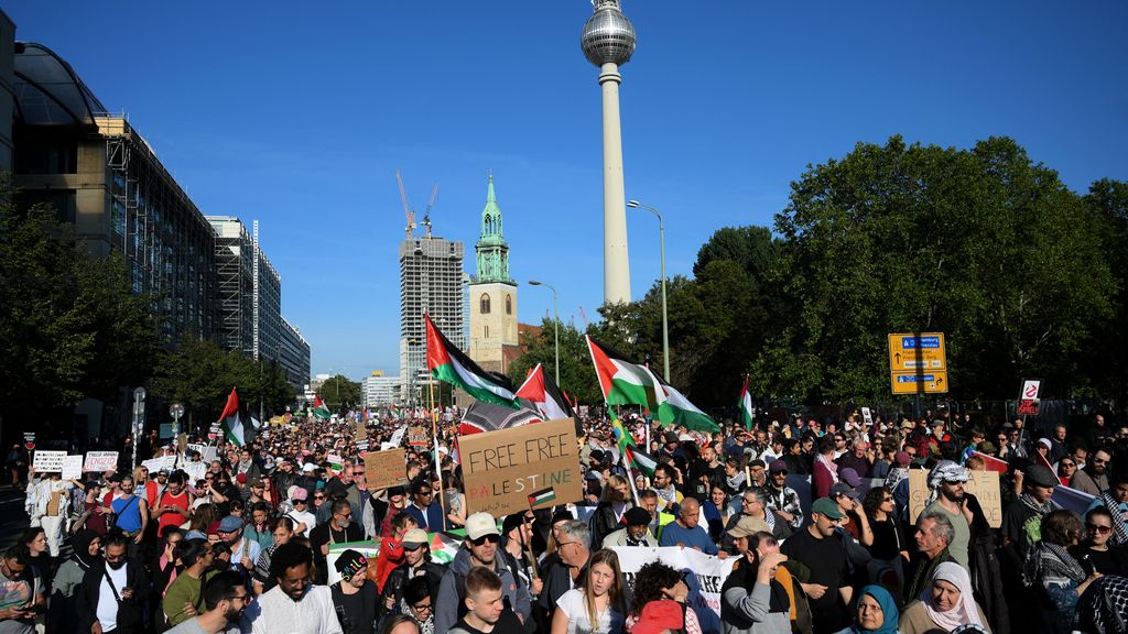 Tienduizenden demonstreren in Berlijn tegen Israëlisch geweld in Gaza