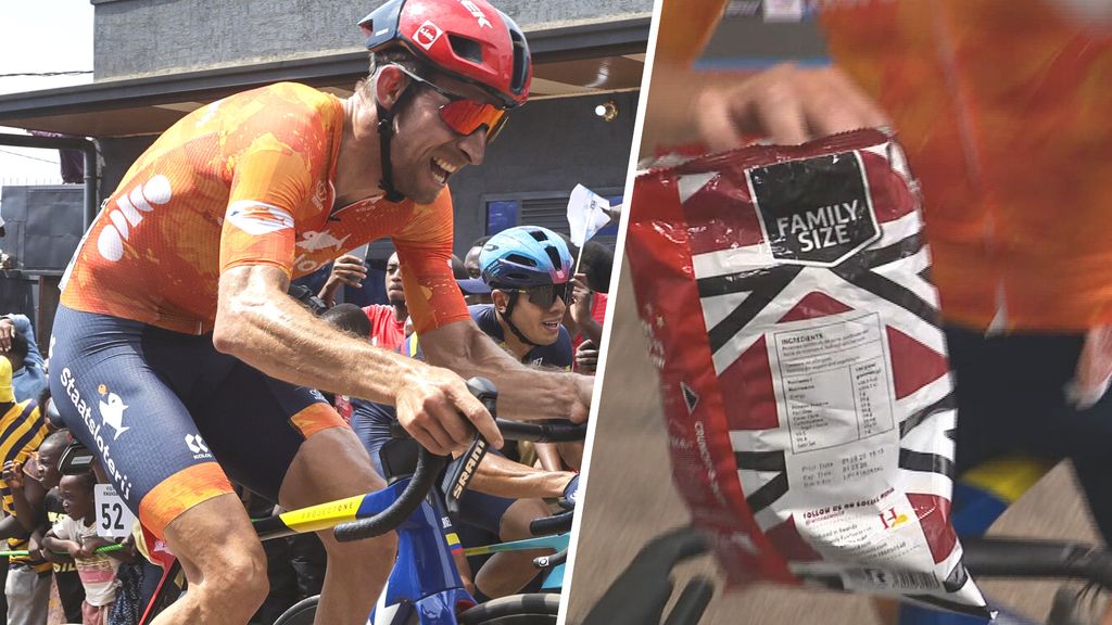 Mollema enige Nederlander die 'bizar zwaar' WK uitrijdt, chips als beloning