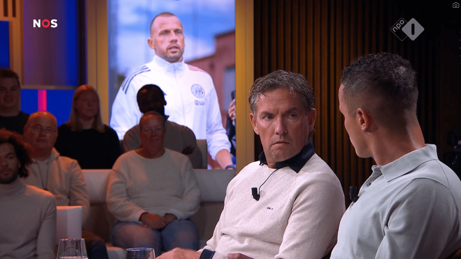 Alex Pastoor en Ibrahim Afellay bij Studio Voetbal