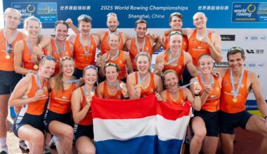 Roeiers tonen met vier WK-goud stevige basis: 'Hebben succesformule te pakken'