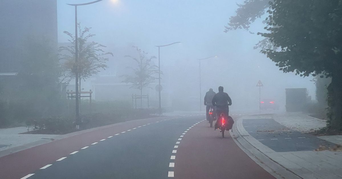 Code geel verlengd vanwege dichte mist in hele provincie - RTV Noord