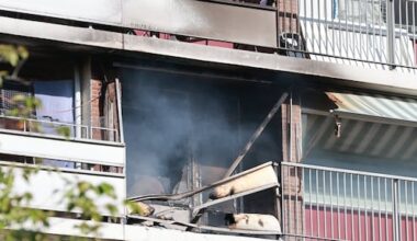 Grote brand in flatgebouw Rijswijk, traumahelikopter opgeroepen