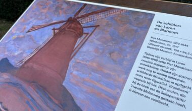 Piet Mondriaan schilderde op deze plek in 't Gooi de 'Windmolen'