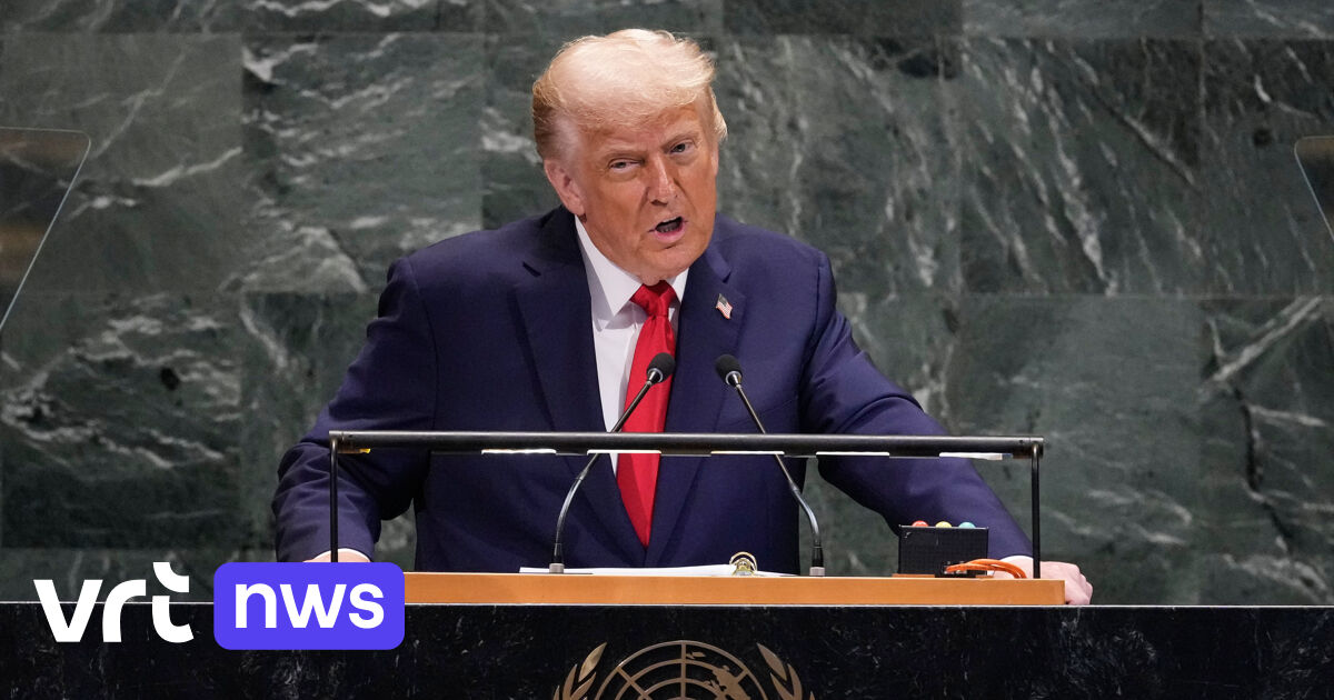 Donald Trump haalt tijdens toespraak voor VN uit naar VN: "Lege woorden stoppen geen oorlogen"