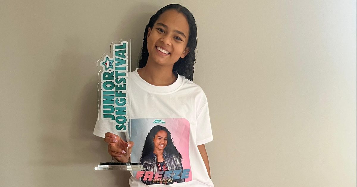 Meadow (14) is dag na Junior Songfestival 'nog steeds sprakeloos': 'Maar morgen weer naar school'