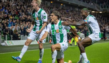 Warming-up: FC Groningen - Feyenoord - RTV Noord