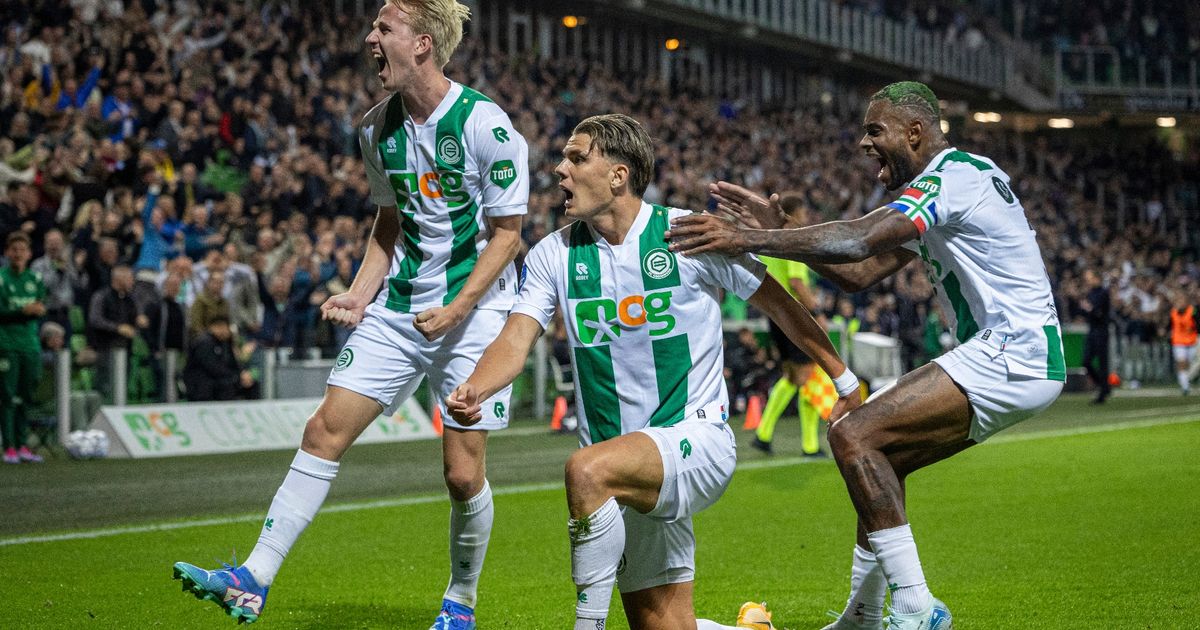 Warming-up: FC Groningen - Feyenoord - RTV Noord