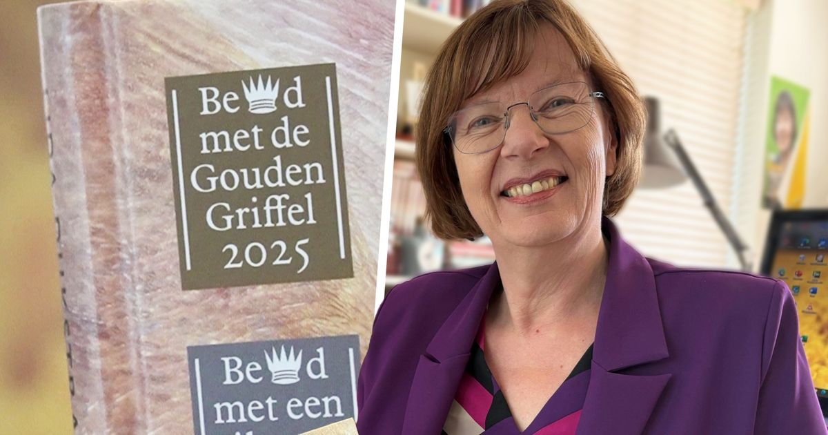 Gouden Griffel voor jeugdboek van Lida Dijkstra: "Magisch, zo'n sticker op je boek"