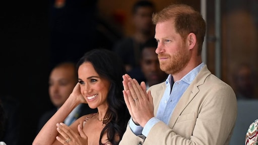 Prins Harry en Meghan bij benefietconcert van Kevin Costner