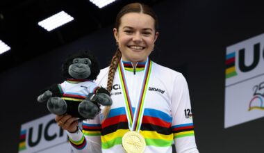 Megan Arens wint WK junioren tijdrit goud 2025