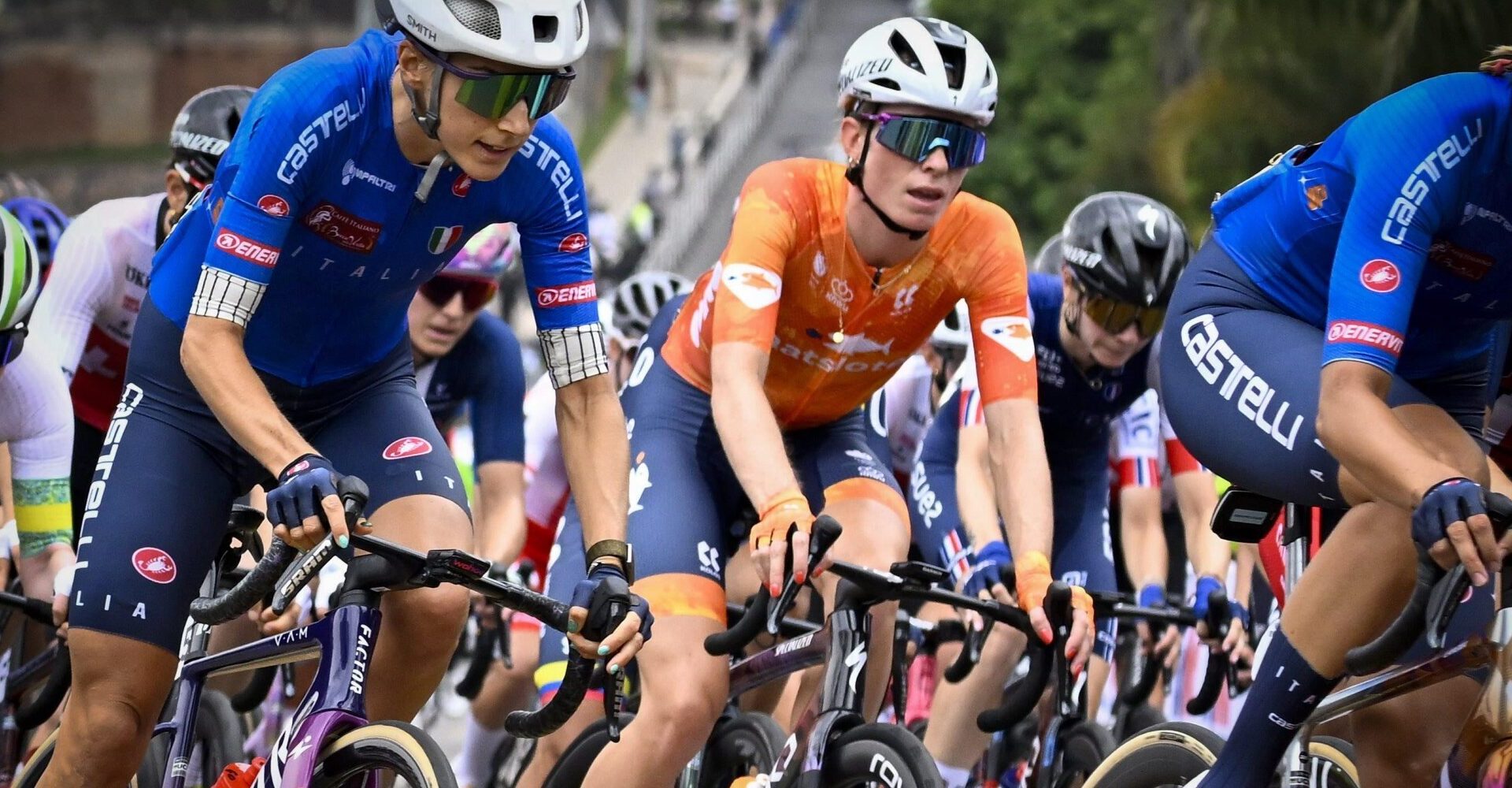 Vollering overgeven, Van der Breggen met slechte benen