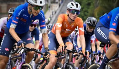 Vollering overgeven, Van der Breggen met slechte benen