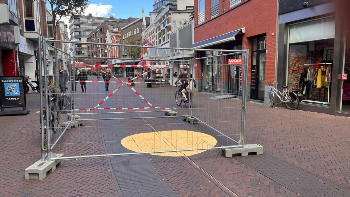 Korte Hengelosestraat vloerschilderingen