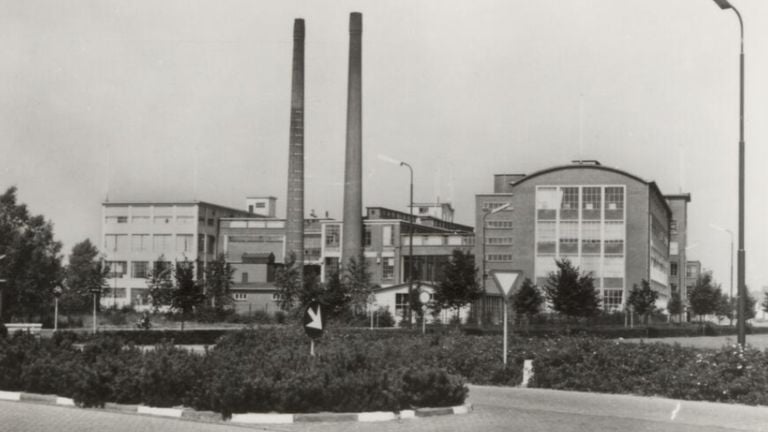 De fabriek van Jansen de Wit in Schijndel tussen 1950 en 1980 (foto: Heemkundekring Schijndel).