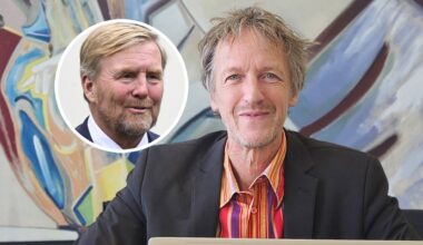 Koning Willem-Alexander wil in gesprek met docent Jos Baijens (foto: Ina Fassbender/ANP, Ying Wagenaar).