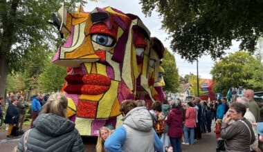 'n Fraai Gezicht, winnaar van Bloemencorso Valkenswaard 2025 (foto: Imke van de Laar).