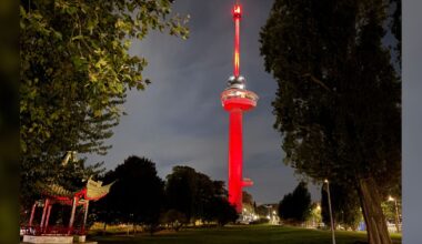 Dit is waarom de Euromast, het Erasmus MC en de Kuip rood kleuren - Rijnmond
