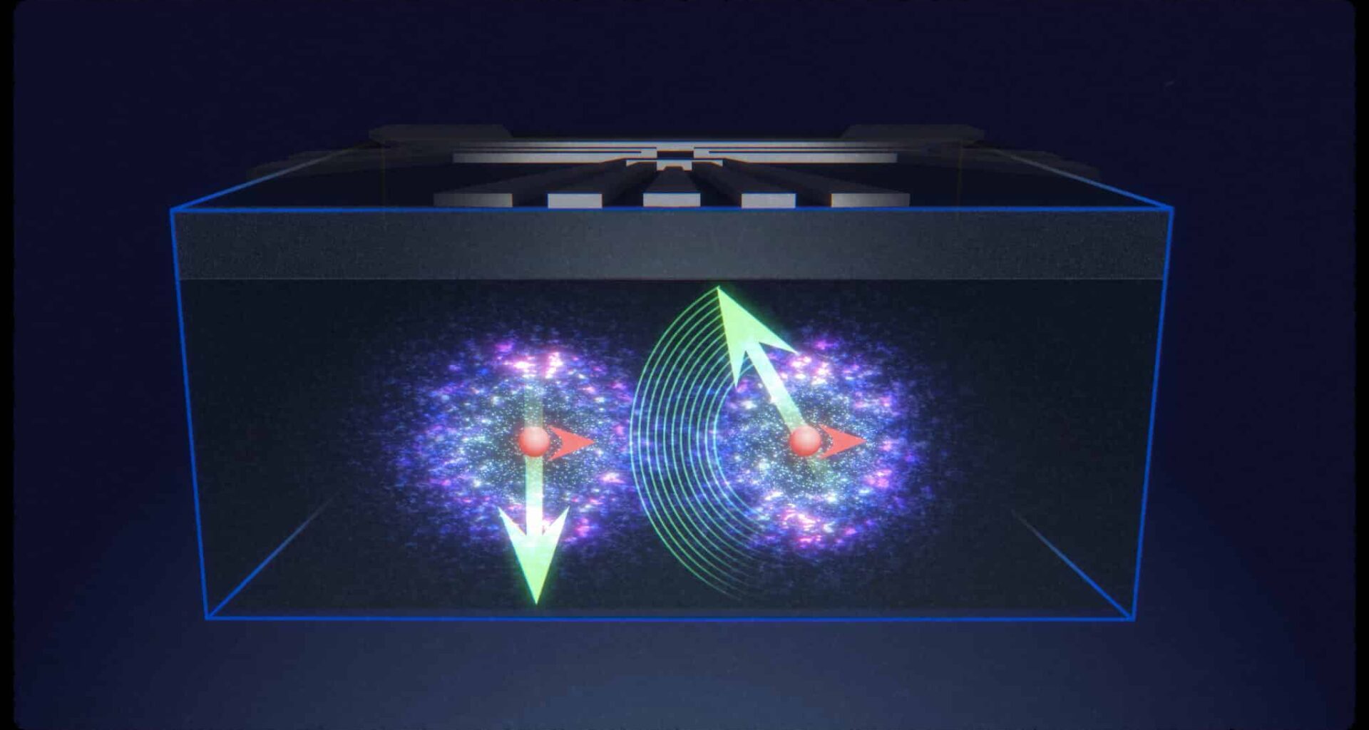 Wetenschappers hebben atomen leren communiceren over afstand en dat is een sprong vooruit naar grotere kwantumcomputers