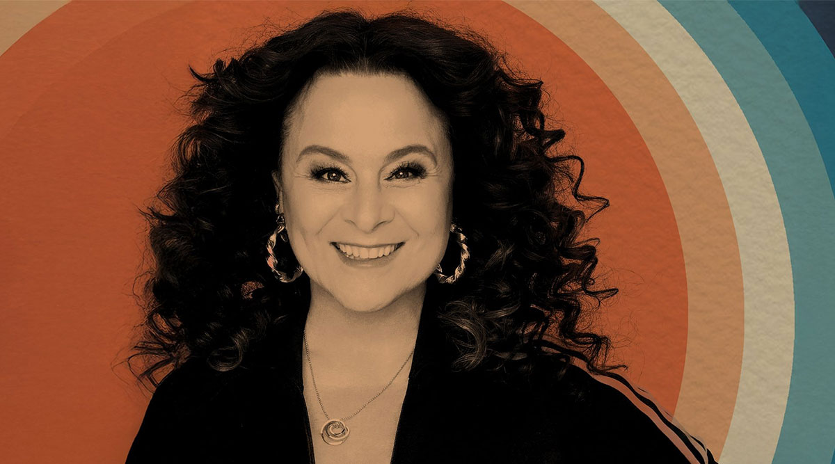 De poster van Trijntje Oosterhuis Celebrating Stevie Wonder.