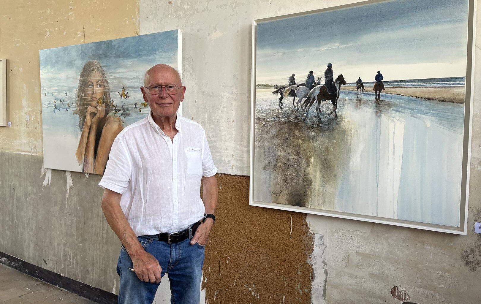 Vierselse aquarellist Xavier Swolfs stelt werk tentoon in de Bijl