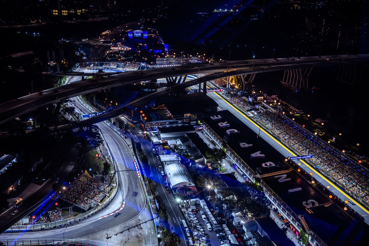 Volledig tijdschema van de Grand Prix van Singapore